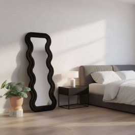 Hanah Home Espejo Cheval Negro